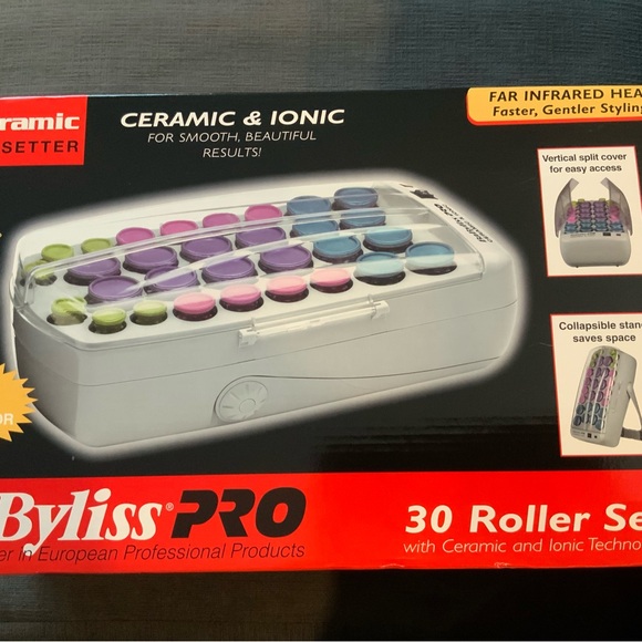 BaByliss PRO 30 Roller Set Ceramic & Ione For Smooth, Beautiful Results! - Picture 2 of 3